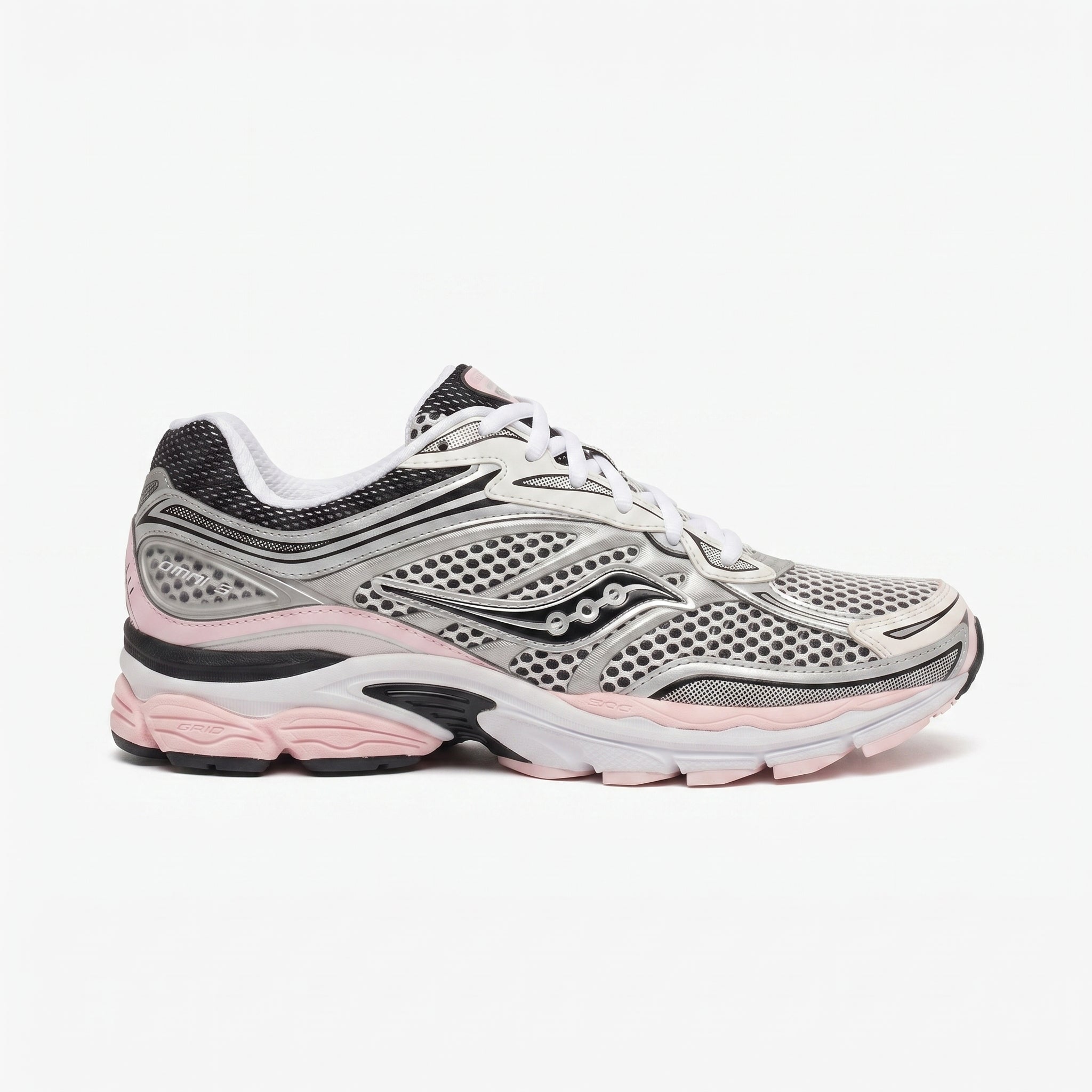 Saucony Unisex Progrid Omni 9 | White / Rosé
